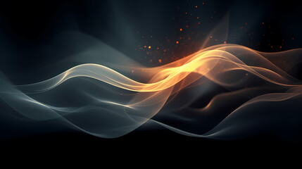 Fascinating space distorted background