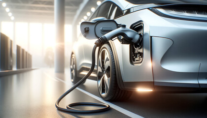 The Future of Mobility: Electric Car Charging at a Modern Station