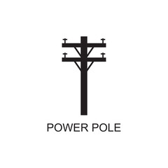 power pole icon , electric icon - obrazy, fototapety, plakaty