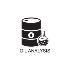 oil analysis icon , barrel icon