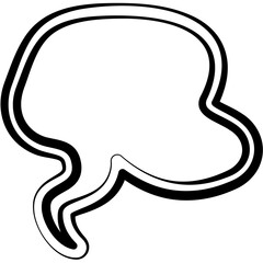 Speech bubble, dialog, talk, comic, chat