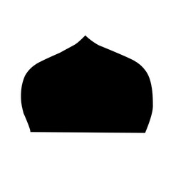 mosque dome vector icon