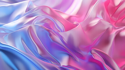 Obraz premium Crumpled aluminum foil surface, abstract metal background