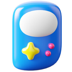 3D Icon Game Boy Illustration
