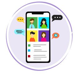 business background presentation technology and finance