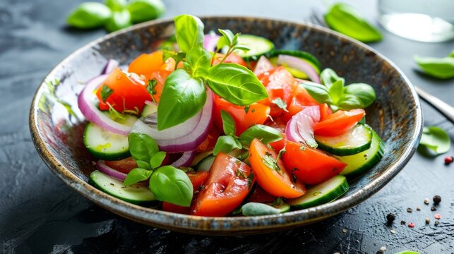 seasonal vegetable salad generative ai