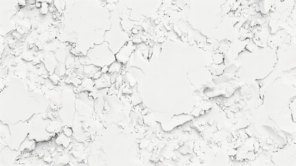 White Textured Surface with Peeling Paint Effect