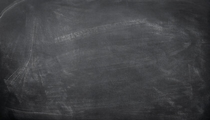 Abstract Chalk rubbed out on blackboard or chalkboard texture. clean school board for background or copy space for add text message. - obrazy, fototapety, plakaty