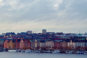 view of the city from the river