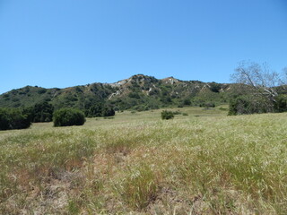 Obraz premium landscape with mountains and blue sky