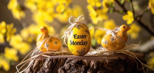 Easter monday with jesus christ: celebrating faith, renewal, and joy in the risen Savior's love, a day of Christian worship, tradition, and festive spirituality for family and believers alike.