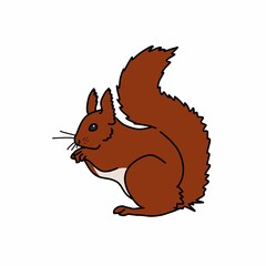 Simple Flat Animal Illustration