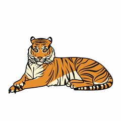 Simple Flat Animal Illustration