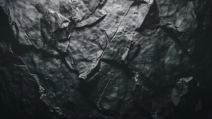 Black and white background Abstract grunge background Black stone background Dark gray rock texture...
