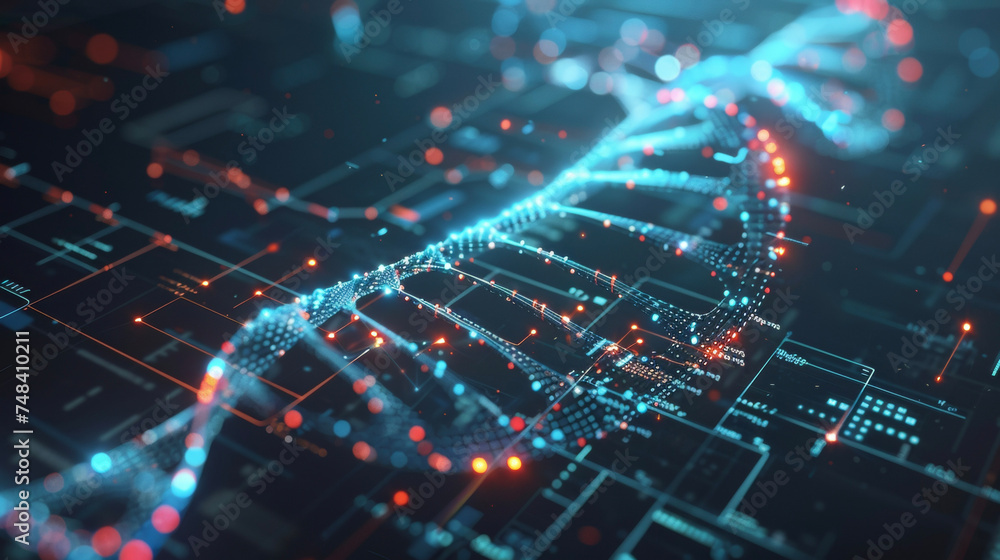 Poster an indepth look at a detailed report generated by the ai algorithm displaying a breakdown of predict