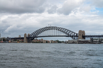 Fototapeta na wymiar Sydney harbor bridge.