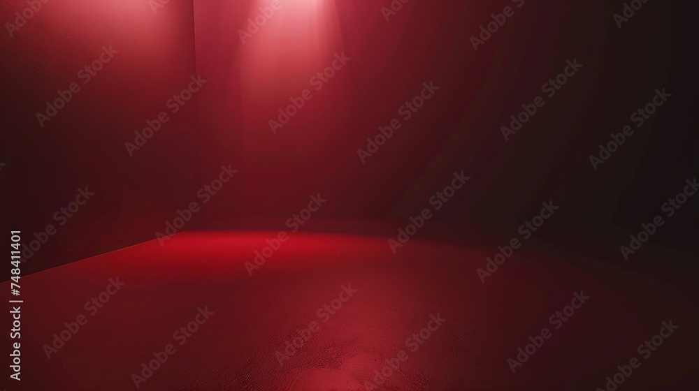 Poster Black red burgundy abstract background with space for design Color gradient Template Empty Christmas New Year : Generative AI