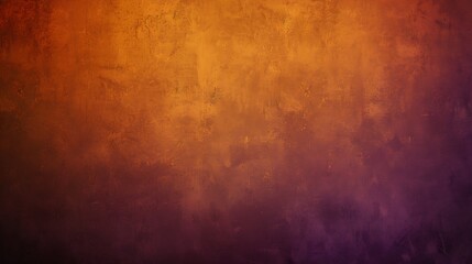 Dark orange brown purple abstract texture Gradient Cherry gold vintage elegant background with space for design Halloween Thanksgiving autumn : Generative AI - obrazy, fototapety, plakaty