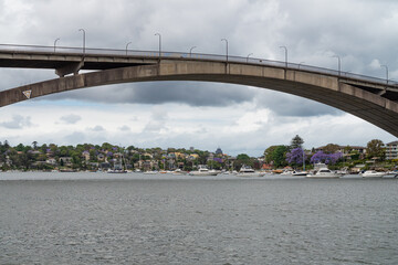 Waterfront around Gladsville bridge in Sydney.