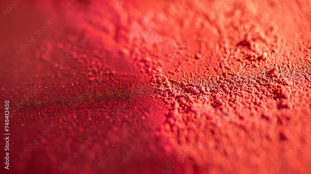 Aufkleber Abstract red background Toned bright red grainy concrete texture Background with copy space for design Web banner Christmas Birthday Valentine Moms Day : Generative AI