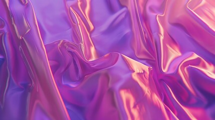 Purple pink silk satin background Soft folds Shiny fabric Luxury lilac background Space Design Web...