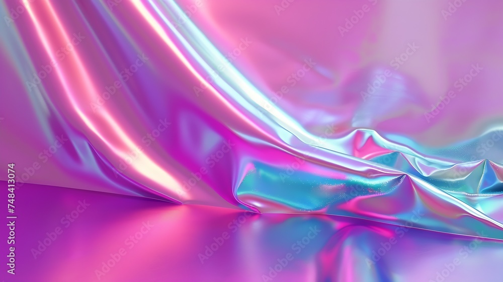 Poster abstract colorful background toned pink purple blue teal shiny surface gradient beautiful background
