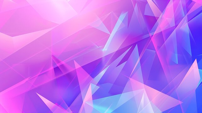 Abstract purple magenta blue background Geometric pattern with triangles and lines Colorful modern background with space for design Backdrop wallpaper Illustration : Generative AI