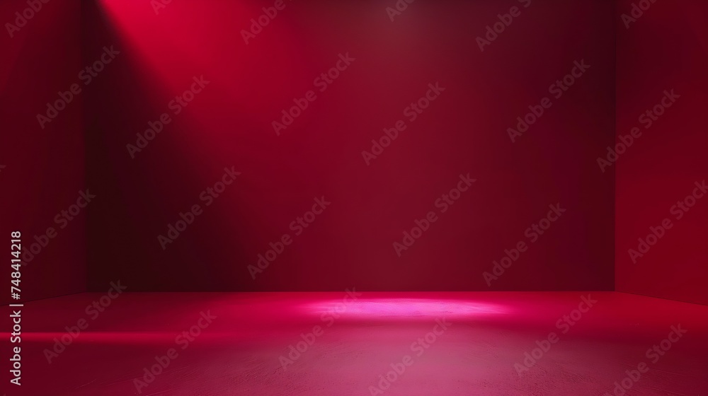 Poster Black red burgundy abstract background with space for design Color gradient Template Empty Christmas New Year : Generative AI