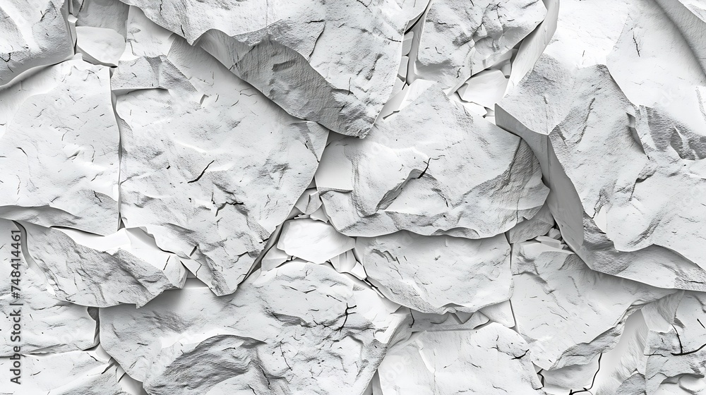 Poster black and white background rock texture 3d effect gray stone background wide grunge banner with ston