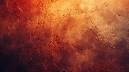 Dark red orange textureToned rough concrete wall surface Closeup Bright colorful background with space for design Autumn Halloween Empty Rusty color : Generative AI