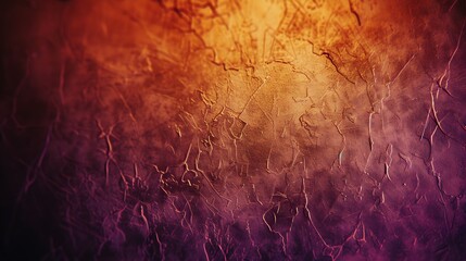Dark orange brown purple abstract texture Gradient Cherry gold vintage elegant background with...