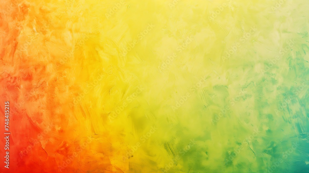 Aufkleber Yellow coral orange lemon lime green abstract texture background Color gradient Bright colorful multicolor background with space for design Template Empty Summer autumn Thanksgiving Ha : Generative AI