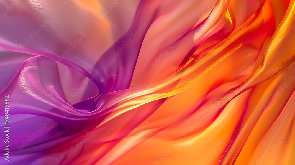 Poster Purple red orange abstract background Gradient Colorful luxury background with space for design Valentine Mothers Day Golden cherry matte surface : Generative AI