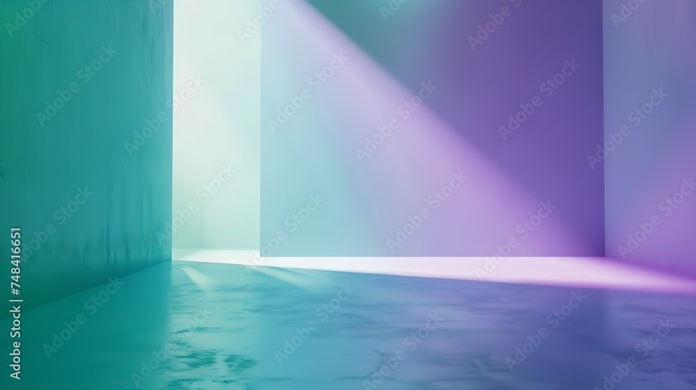 Poster abstract colorful background purple blue green background with copy space for design web banner : ge
