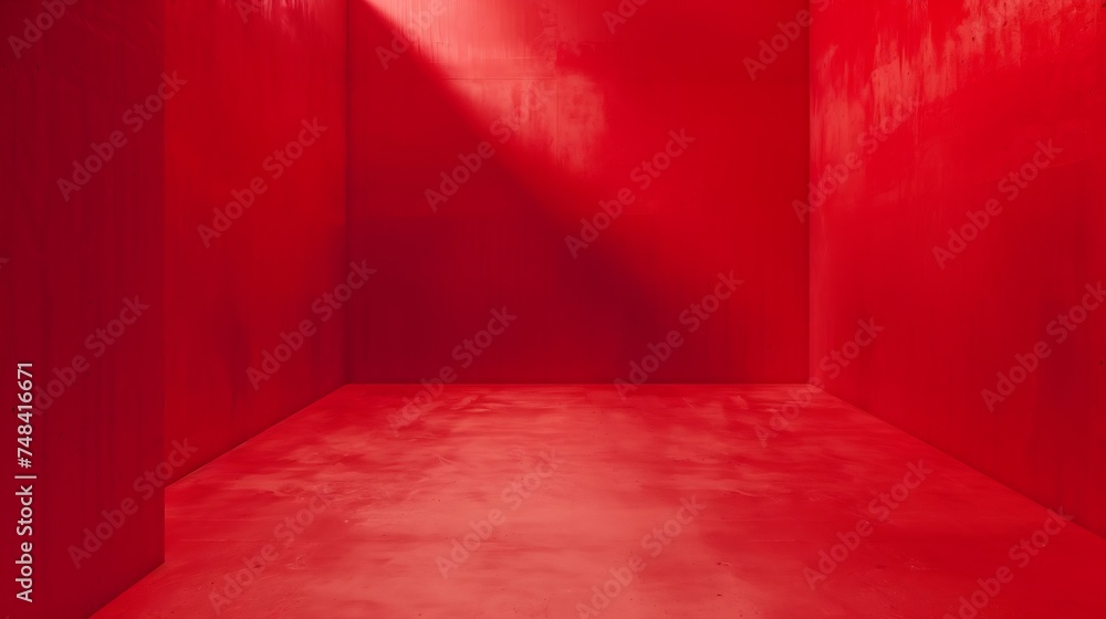 Poster abstract red background toned bright red grainy concrete texture background with copy space for desi