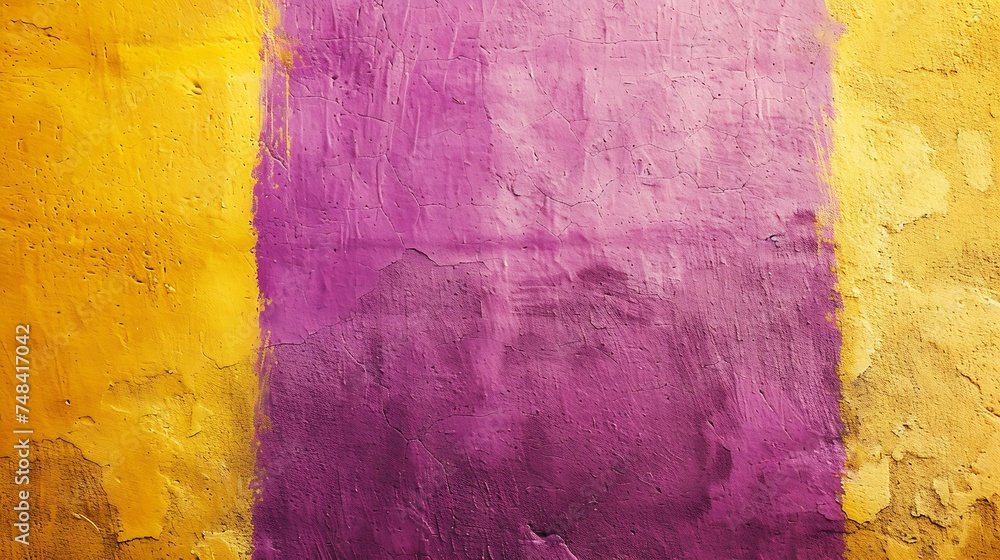 Poster abstract yellow red purple pattern gradient toned rough concrete wall surface texture closeup colorf