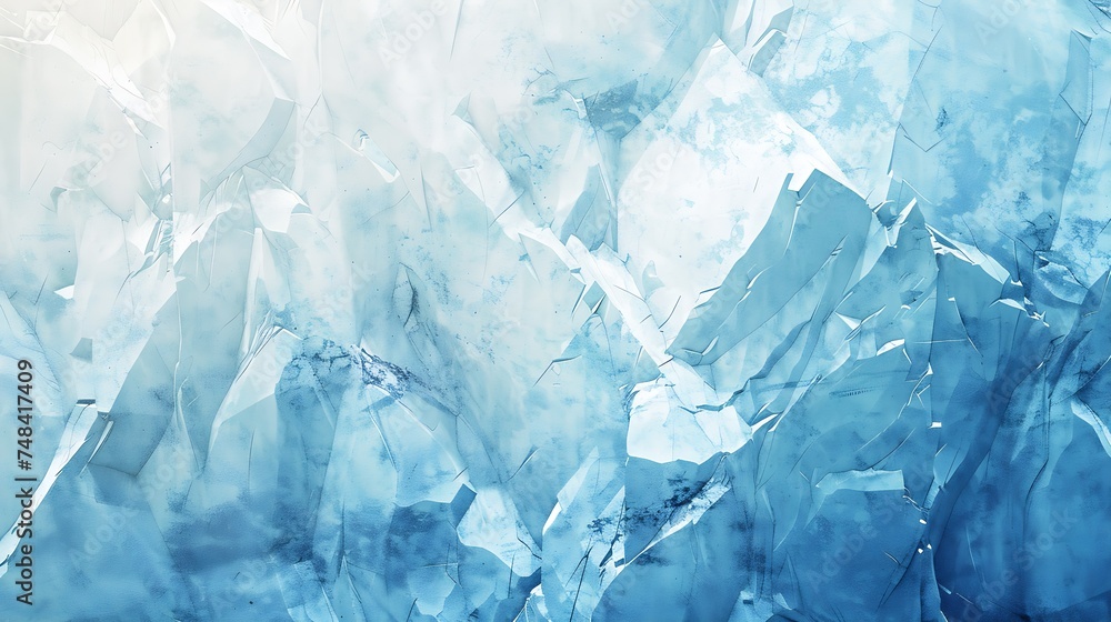 Poster blue white grunge background light blue stone background toned mountain texture closeup banner with 