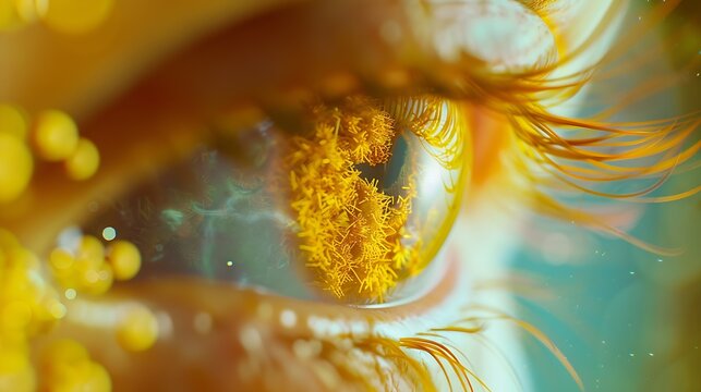 Parasites under microscope and boy suffering from helminthiasis : Generative AI