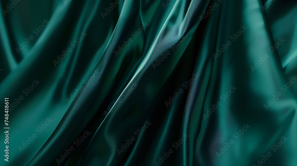 Poster Black blue green abstract background Dark and light teal turquoise color Gradient Matte Elegant background with space for design Noise grain Web banner Wide Long Panoramic Website head : Generative AI