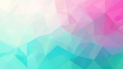 Purple pink blue green teal abstract background Geometric shape Colorful pattern Lines triangles Color gradient Modern background with space for design Web banner Illustration Award re : Generative AI - obrazy, fototapety, plakaty
