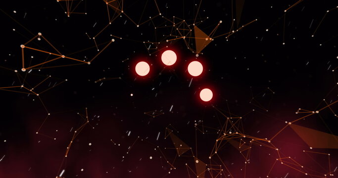 Image of data loading ring on black background