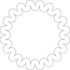 Circle shape design. Geometric element