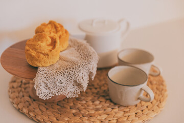 coffee and cookies　コーヒーとお菓子