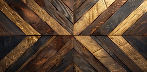 A detailed view of a wooden wall constructed from individual wood planks, showcasing the natural grain and texture of the wood.