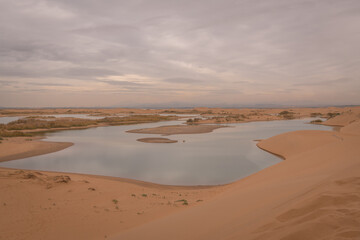 Gobi Desert of Inner Mongolia around Wuhai, China.