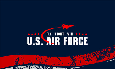 U.S air force birthday vektor background	