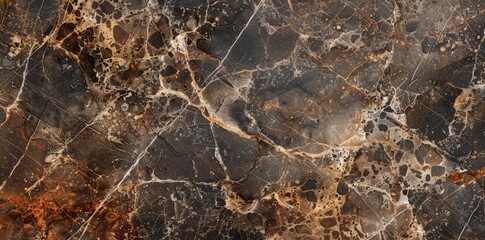 A detailed view showcasing the intricate patterns and textures of a marble surface up close, highlighting its veining and smooth finish.