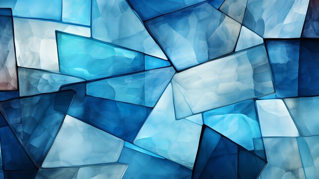 A mesmerizing digital art of a blue abstract background with swirling lines and shapes. The lines and shapes are in different shades of blue, and they seem to dance and flow across the canvas.