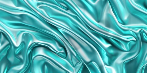 Obraz premium Abstract Blue color silk fabric weave of cotton or linen satin fabric lies texture background. 