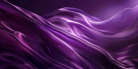 Obraz premium Abstract smooth purple matte fabric weave of cotton or linen satin fabric lies texture background. 
